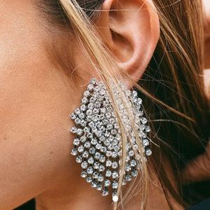Sparkly statement earrings
